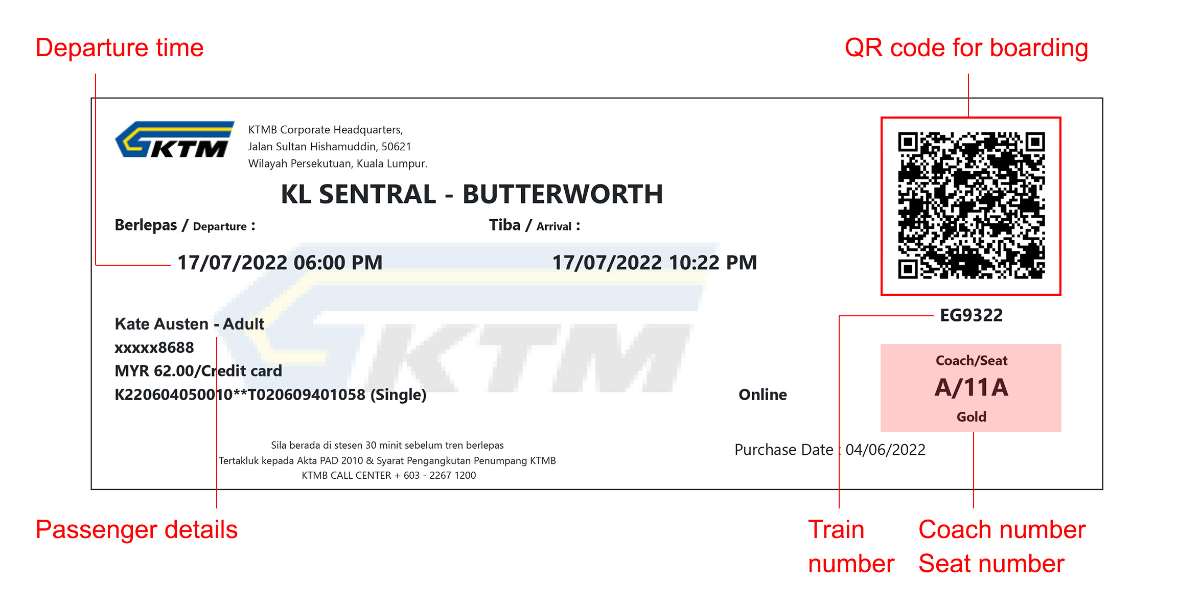 Book your trains in Malaysia